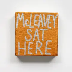 Right here (series) #3 by John Reynolds, oil enamel pen marker and acrylic on canvas, 2011, sold Sep 2022