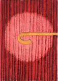 David Cauchi, Curtains, coloured pencil, watercolour and oil on linen, 2014