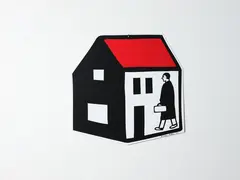 Richard Killeen, Arriving, acrylic on powdercoated aluminium, 2001