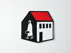 Richard Killeen, Leaving, acrylic on powdercoated aluminium, 2001