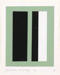 Gordon Walters, Untitled, collage on paper, 1991 II