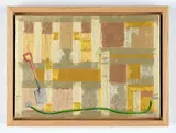 Andrew McLeod, Untitled - Garden hose and spade, oil on canvas, 2008