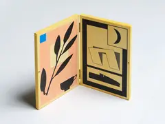 Richard Killeen, Wood Book, collage and acrylic on wood, 1992