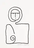 Untitled by Richard Killeen, acrylic marker pen on paper, 2020, sold Sep 2022