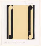 Gordon Walters, Untitled, collage on paper, 28.2.79