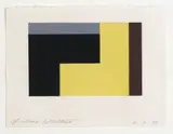 Gordon Walters, Untitled, gouache on paper, 6.12.73