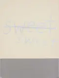 John Reynolds, Painting is easy (sweet), oil enamel pen marker on acrylic on canvas, 2007
