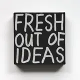 John Reynolds, Fresh out of ideas, oil enamel pen marker on acrylic on canvas, multiple 6/10, 2008
