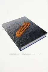 Sketchup by Richard Killeen, laserprint on paper, sold Sep 2022