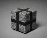 John Edgar, Cube 17, granite, 2018