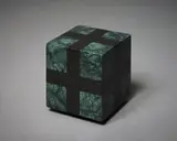 John Edgar, Cube 7, serpentine and granite