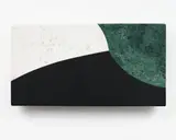 John Edgar, Flag (8) from the series Flags and Phases, marble, granite and serpentine, 2003