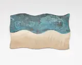 John Edgar, Untitled, Flag, shaped and patinated metals