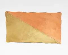 Untitled, Flag by John Edgar, shaped and patinated metals, sold Sep 2022