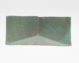 John Edgar, Untitled, Flag, shaped and patinated metals
