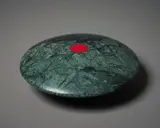 John Edgar, Lens 14, serpentine (India) and cast glass, 2016