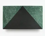 John Edgar, Mountain (25) from the series Flags and Phases, granite and serpentine, 2003