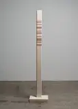 John Edgar, Transformer, white Portuguese limestone and red Indian sandstone, 2007