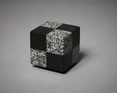 Cube 5 by John Edgar, granite, sold Sep 2022
