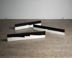 John Edgar, Loom 6, black granite and marble