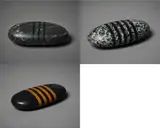 John Edgar, From the Calculus series, granite (Coromandel, India) and limestone (India), glass, three parts