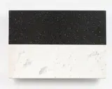 John Edgar, Flag 13, white marble, black granite