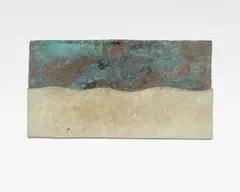 Untitled, Flag by John Edgar, shaped and patinated silver and bronze, sold Sep 2022