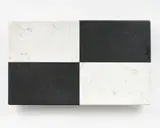 John Edgar, Quartered, black granite, white marble, 2003