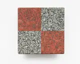 John Edgar, Flag 10, red granite (Coromandel, NZ), speckled granite (Scotland), 2003