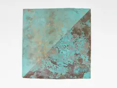 Untitled, Flag by John Edgar, shaped and patinated metals, sold Sep 2022