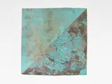 John Edgar, Untitled, Flag, shaped and patinated metals