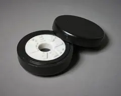 John Edgar, Life Saver, carved marble in artist’s wooden case, 1993