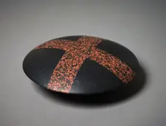Saltire Lens 7 by John Edgar, carved granite (NZ, India), sold Sep 2022