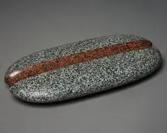 Subtract by John Edgar, carved granite (Coromandel, India), sold Sep 2022