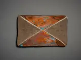 John Edgar, Untitled, Badge, copper and bronze, shaped and patinated
