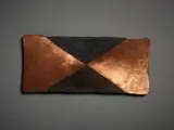 John Edgar, Untitled, Badge, copper and bronze, shaped and patinated