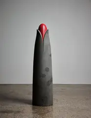 John Edgar, Shoot, carved basalt (Timaru, NZ), 2011