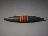 John Edgar, Capsule 2, carved basalt and terracotta (NZ), 2017