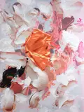 André Hemer, Deep Surfacing No. 15, acrylic and pigment on canvas