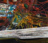 Robert Ellis, Motorway/City, oil on board