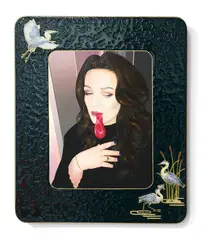 Liz Maw, Felicity, oil and mixed media on board