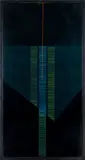 Ralph Hotere, Black Painting No. I, brolite lacquer on board