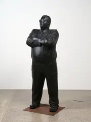 Michael Parekōwhai, Kapa Haka (Officer Taumaha), cast bronze (2011)