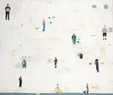 Andrew McLeod, White Painting, mixed media on canvas, circa 1997