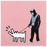 Choose Your Weapon (Dark Orange) by Banksy, screenprint, 8/25, offered Aug 2022