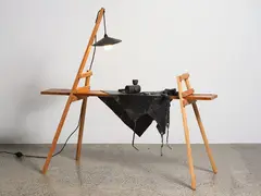 Greer Twiss, Plank, wood, lead and light fitting