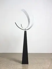 Ray Haydon, Counter, powder-coated aluminium and basalt (2008)