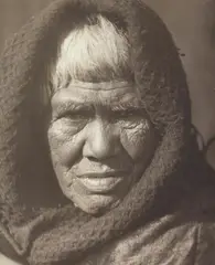 Charles Troughton Clark, Te Hirea, Ruatahuna, sepia photographic print