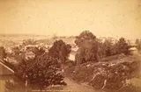 George Valentine, Auckland from Upper Queen Street, albumen print