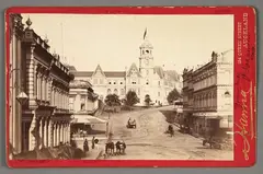 John Robert Hanna, Auckland Art Gallery from Wellesley Street, carte de visite